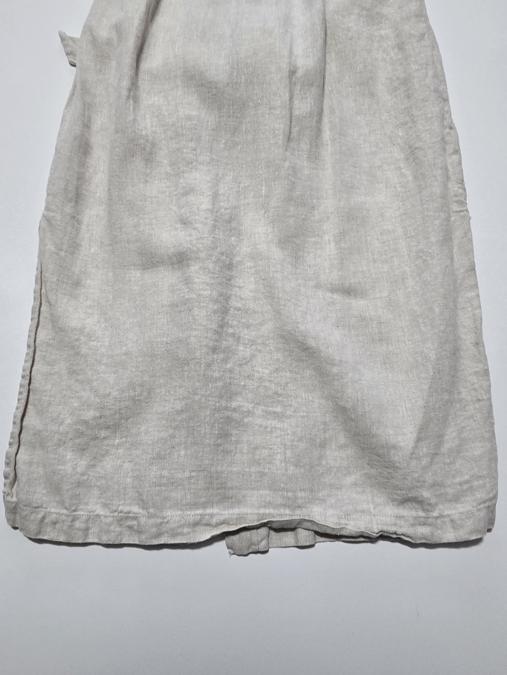 Fifteen Twenty Midi Length Shirtdress Long Sleeves Collar Linen Size S - Picture 10 of 13